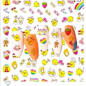 💌 BO/GO$4 Kawaii Cute Animal Nail Stickers